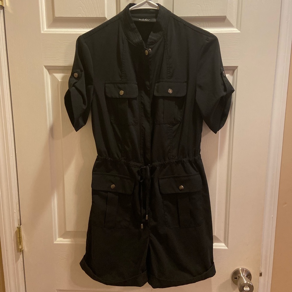 Dash by Kardashian Black Romper